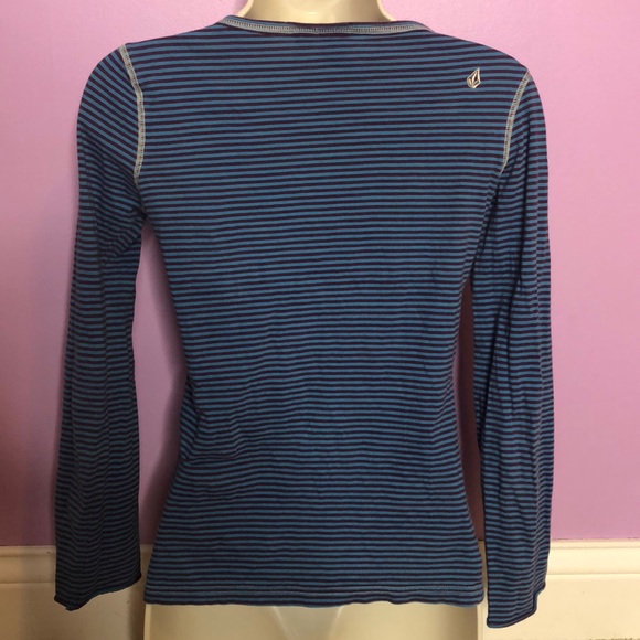 XS Striped Blue/Purple Long Sleeve - Picture 2 of 3